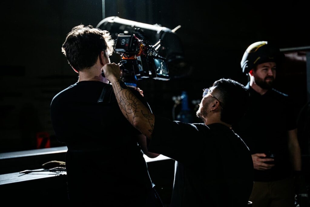 Camera operator action set rig