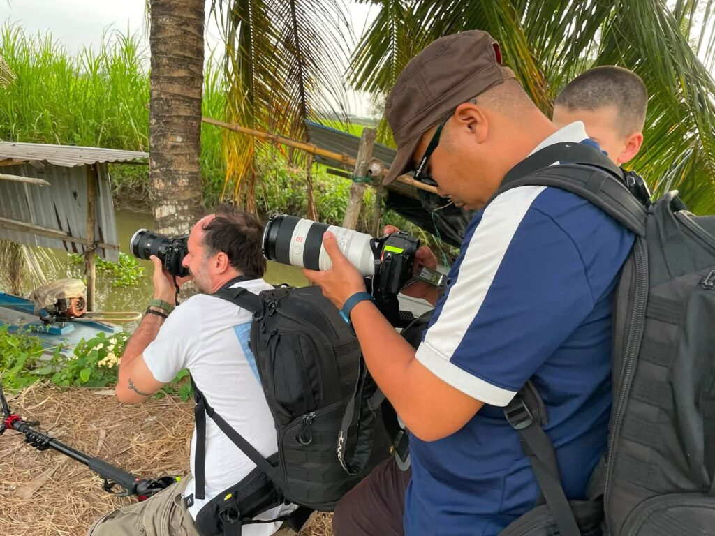 Documentary photographers telephoto Mekong river