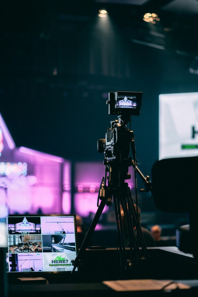 Event broadcast camera multiview monitor